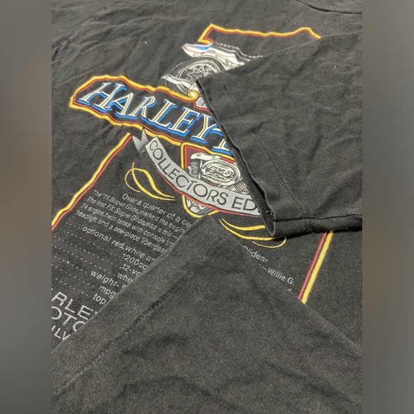 Vintage 90s Harley Davidson motorcycle tee shirt. single stitch made in the USA - Picture 6 of 9